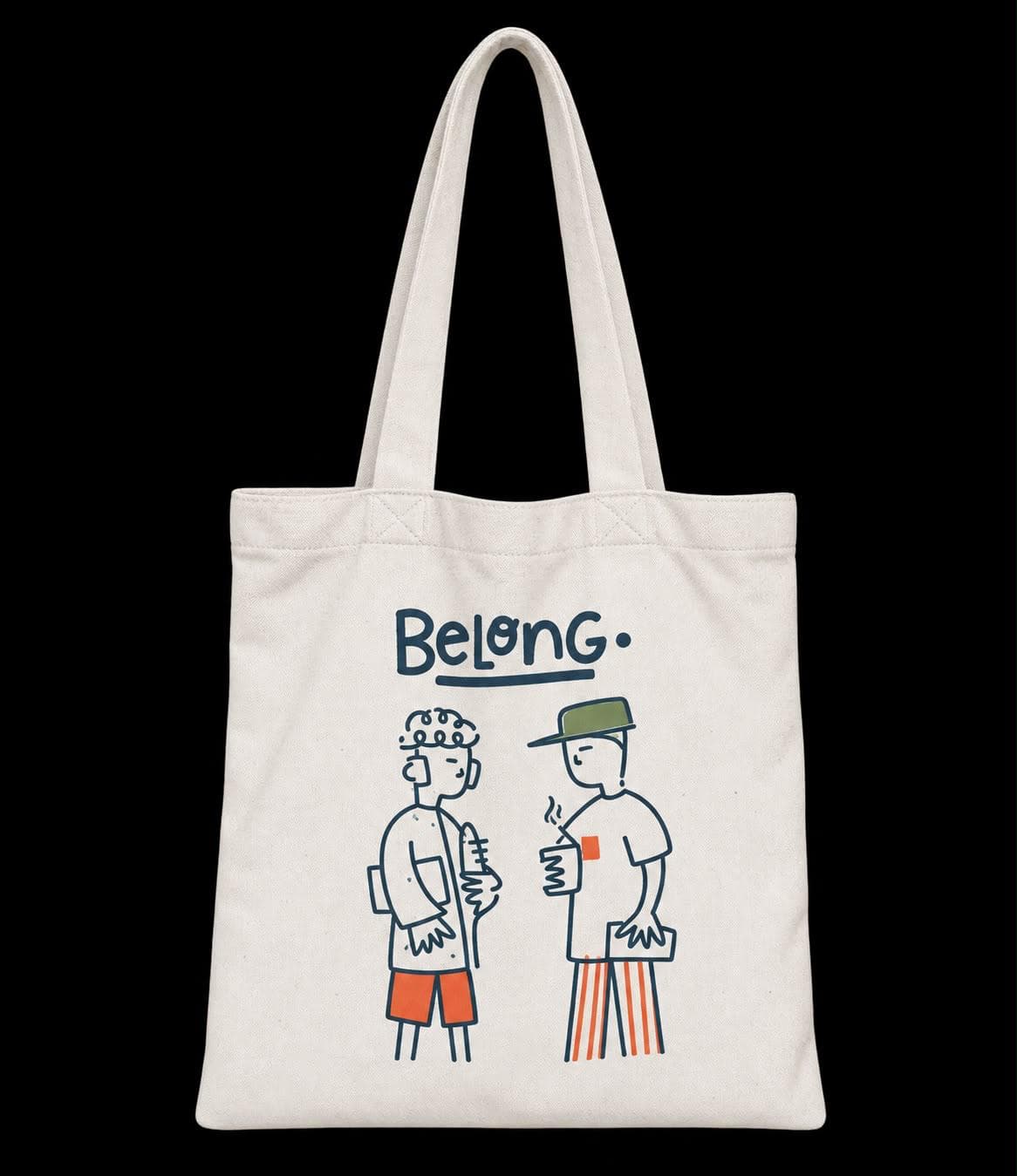 Canvas Tote - “Belong”
